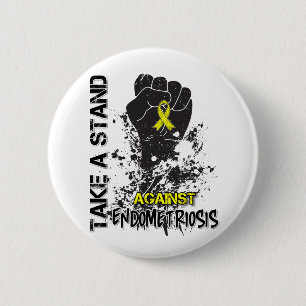 Neem een standpunt in tegen endometriose ronde button 5,7 cm