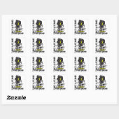 Neem een standpunt in tegen Ewing Sarcoma Vierkante Sticker (Vel)