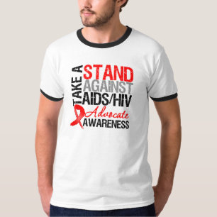 Neem een standpunt in tegen HIV T-shirt