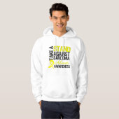 Neem een standpunt in tegen Sarcoma Hoodie (Voorkant volledig)
