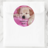 Neem een Sticker van de Dog aan (Tas)