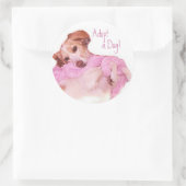 Neem een Sticker van de Dog aan (Tas)