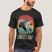Neem een straatkat, Funny Possum. T-shirt (Voorkant)