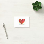 Neem een stukje van mijn Pizza Heart Post-it® Notes (Kantoor)