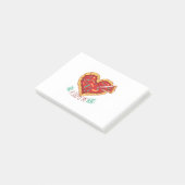 Neem een stukje van mijn Pizza Heart Post-it® Notes (Schuin)