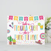 Neem een Tequila Shot die ze de Knot-plaat vastbin (Staand voorkant)