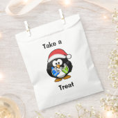 Neem een Treat Cute Penguin Bedankzakje (Geknipt)