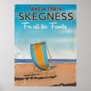 Neem een Trein naar de reisposter van de Skegness. Poster