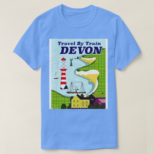 Neem een trein naar Devon T-shirt (Design voorkant)