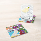 Neem een Trip. wijnreisposter Californië Kartonnen Onderzetters (Insitu)