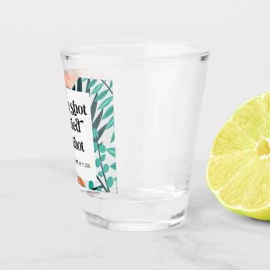 Neem een tropisch strand bruiloft shot glas (Rechts)