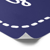 Neem een trouwbord voor een stoel poster (Hoek)