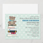 Neem een Uitnodiging van het Baby shower van het B (Voorkant / Achterkant)