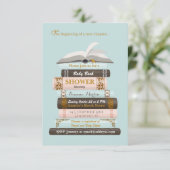 Neem een Uitnodiging van het Baby shower van het B (Staand voorkant)