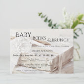 Neem een Uitnodiging van het Baby shower van het B (Staand voorkant)