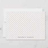 Neem een Uitnodiging van het Baby shower van het B (Achterkant)