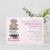 Neem een Uitnodiging van het Baby shower van het B (Staand voorkant)