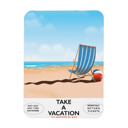 Neem een Vakantie Magneet (Verticaal)