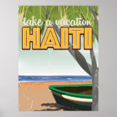 Neem een vakantie naar Haïti reisposter Poster (Voorkant)