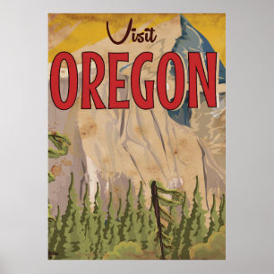 Neem een vakantie - Oregon vintage reisposter. Poster