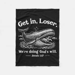 Neem een verliezer we doen Gods wil christelijke b Fleece Deken