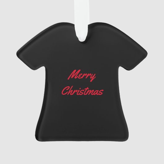 Neem een vrolijk bier Rey Christmas rode fles Ornament (achterkant)