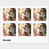 Neem een vrolijk kerstfeest | STICKER (Vel)