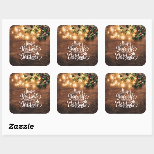 Neem een vrolijk kerstfeest | STICKER (Vel)