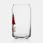 Neem een vrolijke kleine kerstboom blikvorm glas (Links)