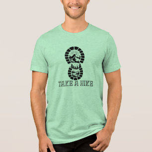 Neem een Wandel, Outdoor Wandelaar Laars Tri-Blend Shirt