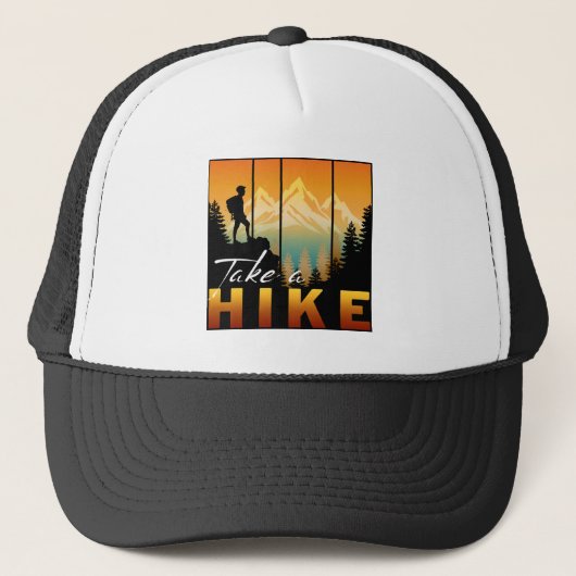Neem Een Wandel Trucker Pet (Voorkant)