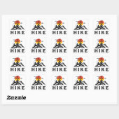 Neem Een Wandel Vierkante Sticker (Vel)