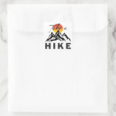 Neem Een Wandel Vierkante Sticker (Tas)