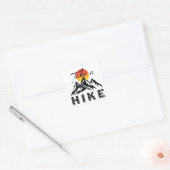 Neem Een Wandel Vierkante Sticker (Envelop)