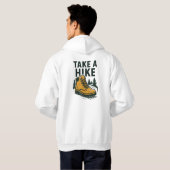 Neem een Wandel – Wandelaar Sweatshirt (Achterkant volledig)