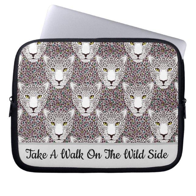 Neem een wandeling aan de wilde kant laptop sleeve (Voorkant)