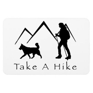 Neem een wandeling magneet-husky magneet