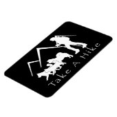 Neem een wandelmagneet- Husky/Malamute Magneet (Linkerzijde)