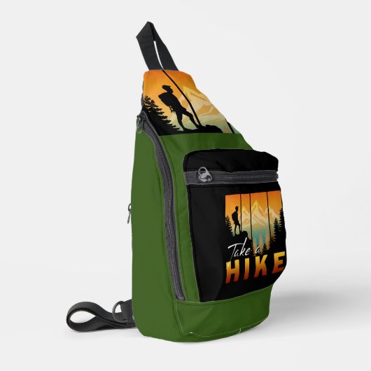 Neem Een Wandeltocht Sling Bag (Linkerhoek)