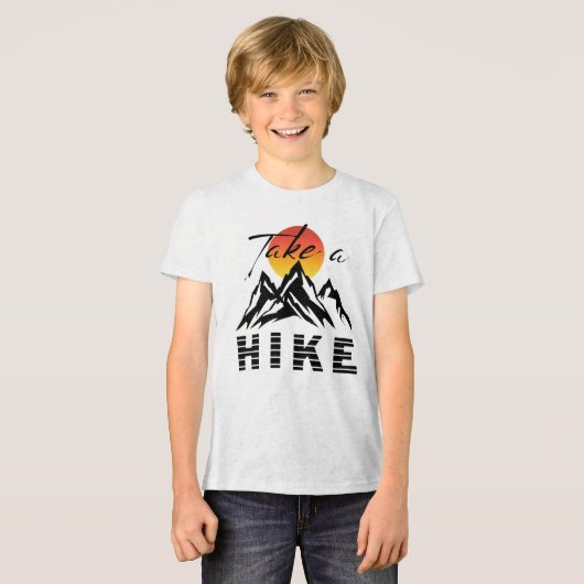 Neem Een Wandeltocht Tri-Blend Shirt (Voorkant volledig)
