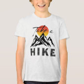Neem Een Wandeltocht Tri-Blend Shirt (Voorkant)