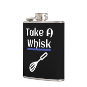 Neem een Whisk Baking Pun Heupfles (Links)