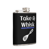 Neem een Whisk Baking Pun Heupfles (Rechts)