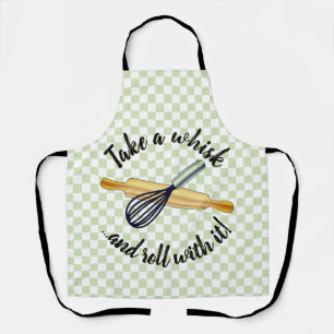 "Neem een whiskywhisky" whiskywhisky en rolpinnen  Schort