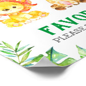 Neem één Wild Safari Birthday Party Poster (Hoek)