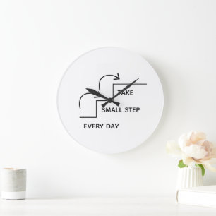 Neem elke dag kleine stapjes – Minimalistische mot Grote Klok