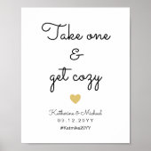 Neem er eentje en profiteer van Cozy Wedding Blank Poster (Voorkant)