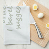 Neem geen Orders Funny Sarcastic Quote Theedoek (Quarter Fold)