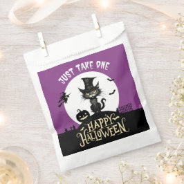 Neem gewoon een halloween zwarte kat snoep buit ta bedankzakje
