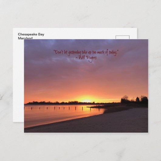 Neem gisteren niet te veel op briefkaart (Voorkant / Achterkant)